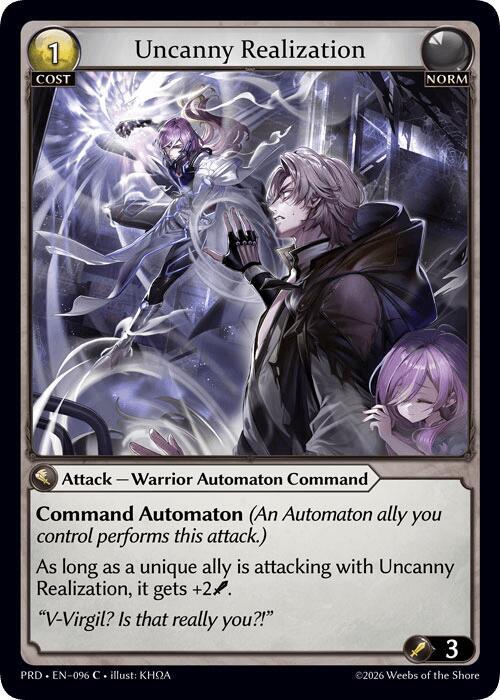 Uncanny Realization (Interference Curio Foil), .asphodel/paradise 096