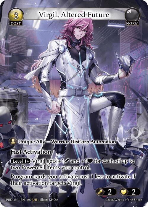 Virgil, Altered Future (UR), .asphodel/paradise 100