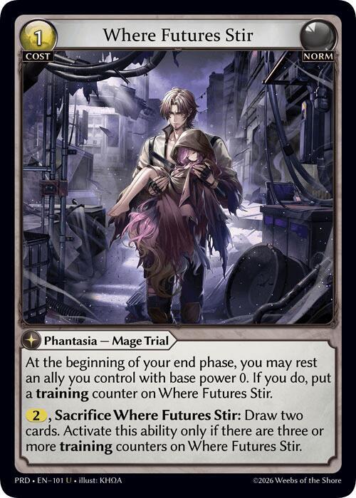 Where Futures Stir (Interference Curio Foil), .asphodel/paradise 101