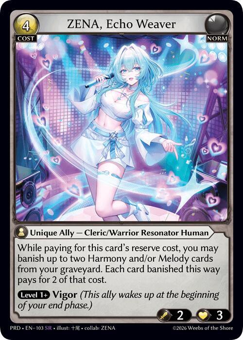 ZENA, Echo Weaver, .asphodel/paradise 103