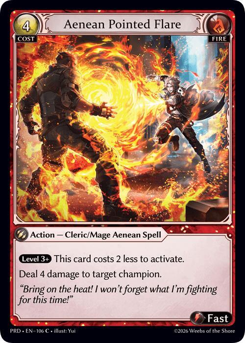 Aenean Pointed Flare (Interference Curio Foil), .asphodel/paradise 106