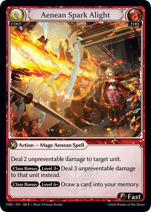 Aenean Spark Alight (Interference Curio Foil), .asphodel/paradise 108