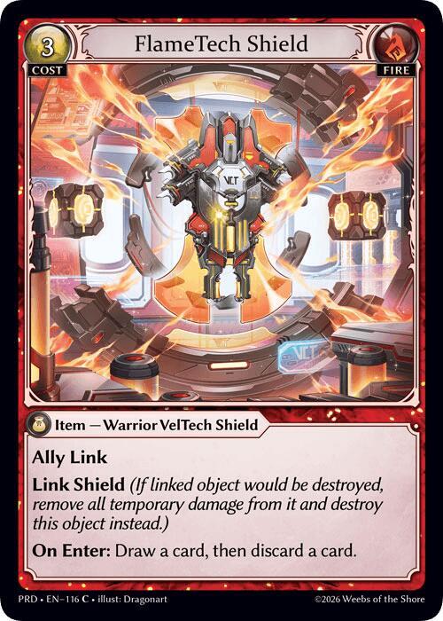 FlameTech Shield (Interference Curio Foil), .asphodel/paradise 116