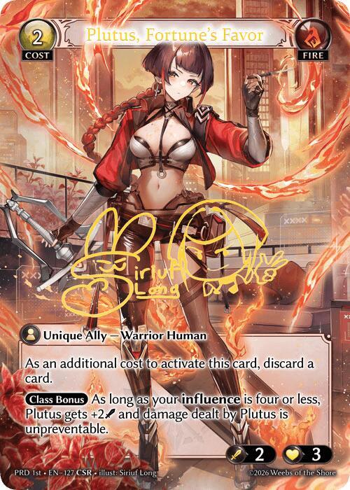 Plutus, Fortune's Favor (CSR), .asphodel/paradise 127