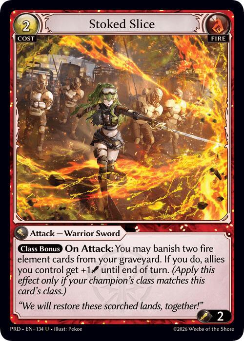 Stoked Slice (Interference Curio Foil), .asphodel/paradise 134