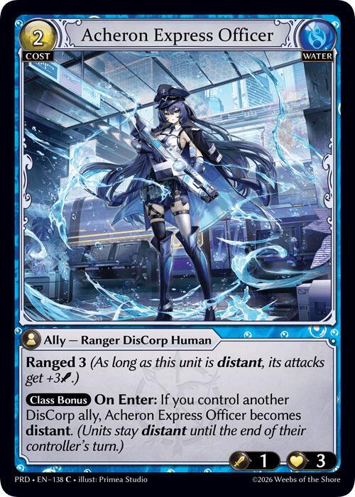 Acheron Express Officer, .asphodel/paradise 138