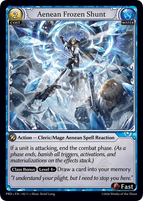 Aenean Frozen Shunt (Interference Curio Foil), .asphodel/paradise 142