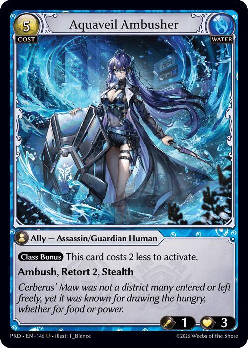 Aquaveil Ambusher, .asphodel/paradise 146