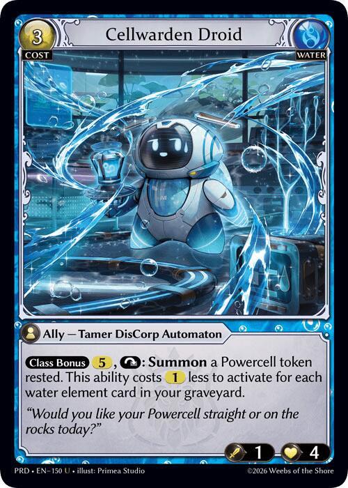 Cellwarden Droid, .asphodel/paradise 150