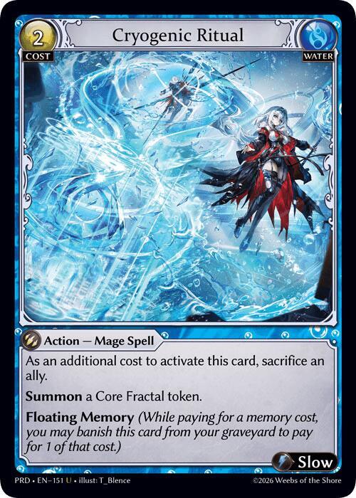 Cryogenic Ritual (Interference Curio Foil), .asphodel/paradise 151