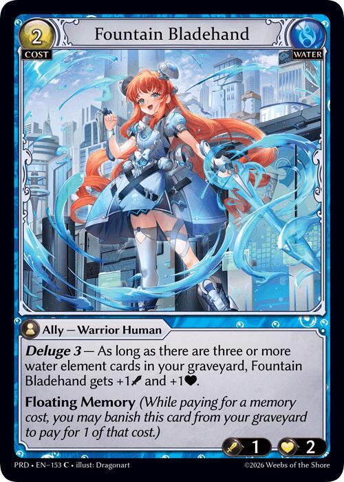 Fountain Bladehand (Interference Curio Foil), .asphodel/paradise 153