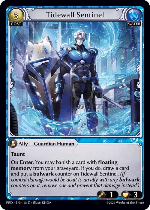 Tidewall Sentinel (Interference Curio Foil), .asphodel/paradise 168