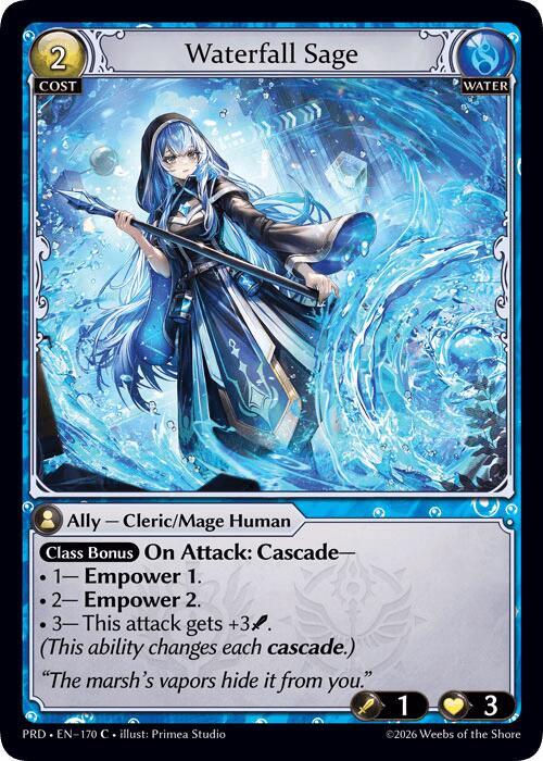 Waterfall Sage (Interference Curio Foil), .asphodel/paradise 170