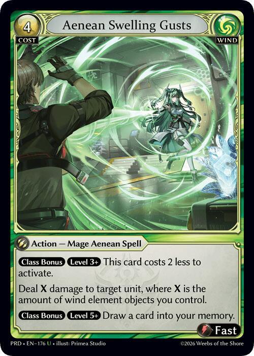 Aenean Swelling Gusts (Interference Curio Foil), .asphodel/paradise 176