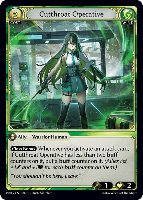 Cutthroat Operative, .asphodel/paradise 186