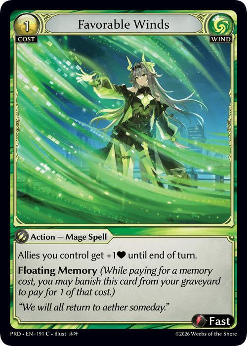 Favorable Winds, .asphodel/paradise 191