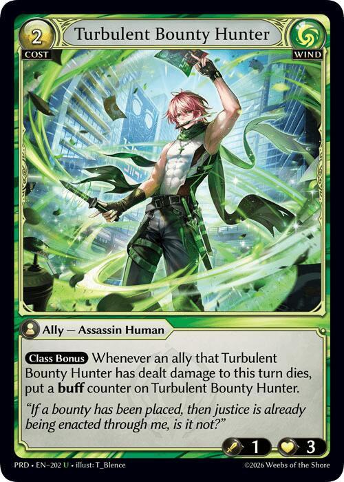 Turbulent Bounty Hunter, .asphodel/paradise 202