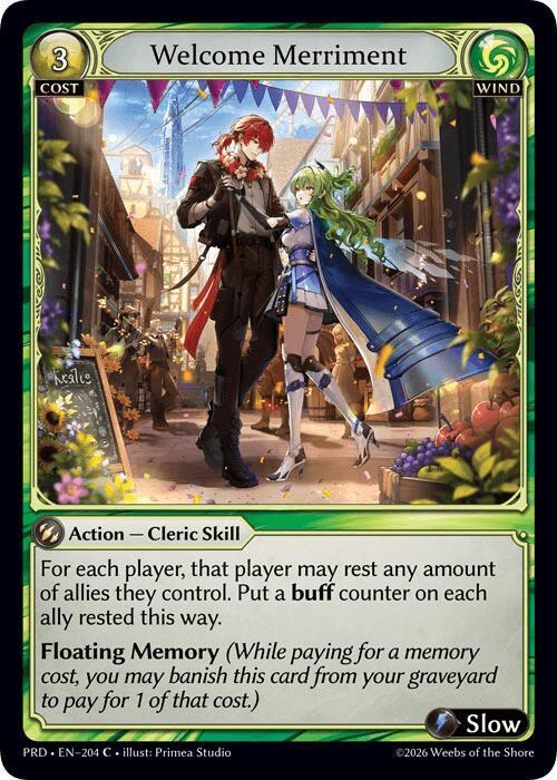 Welcome Merriment, .asphodel/paradise 204