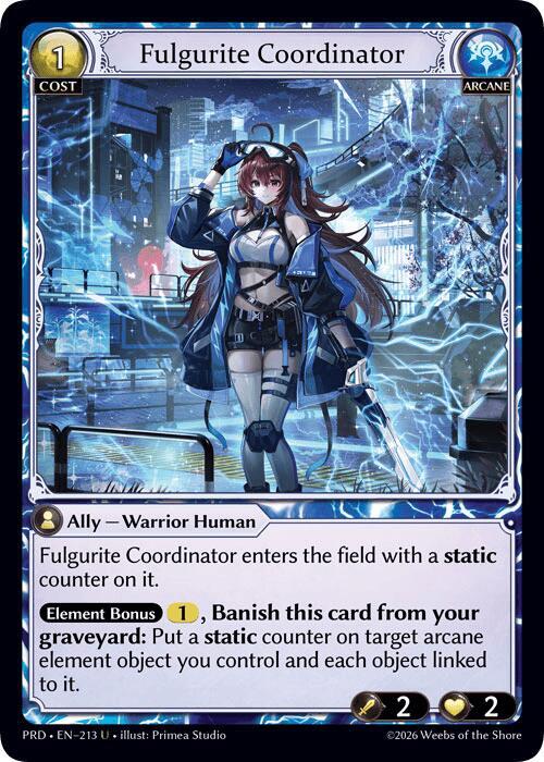 Fulgurite Coordinator (Interference Curio Foil), .asphodel/paradise 213