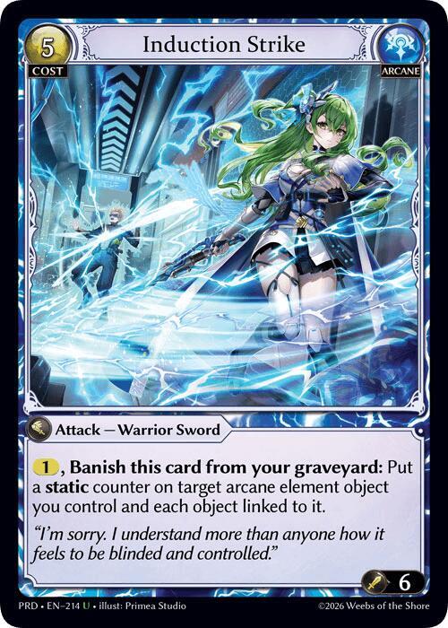 Induction Strike (Interference Curio Foil), .asphodel/paradise 214