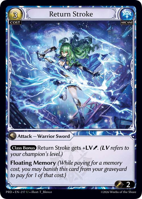 Return Stroke (Interference Curio Foil), .asphodel/paradise 217