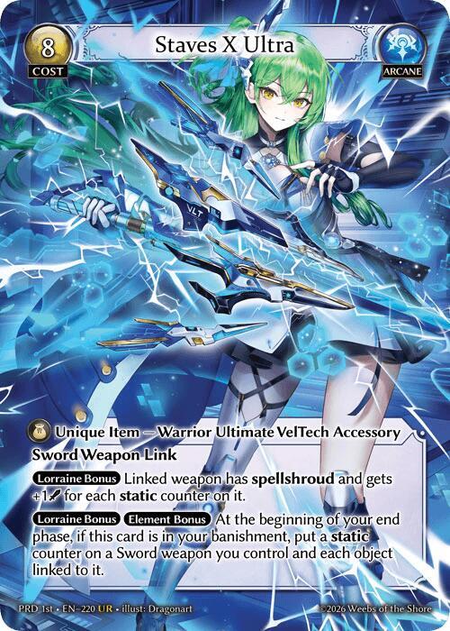 Staves X Ultra (UR), .asphodel/paradise 220