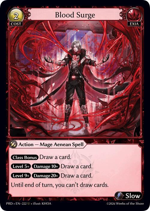 Blood Surge (Interference Curio Foil), .asphodel/paradise 222