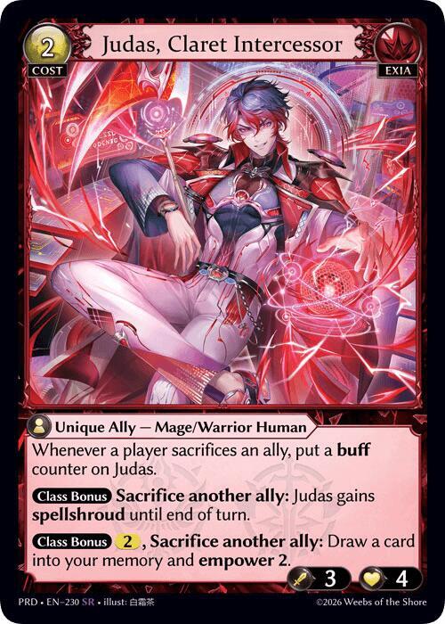 Judas, Claret Intercessor, .asphodel/paradise 230