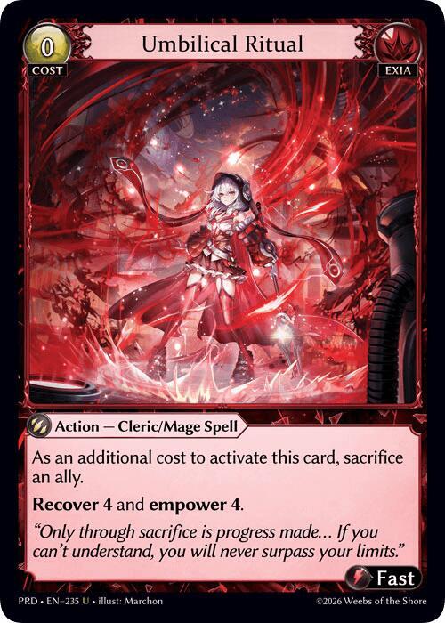 Umbilical Ritual (Interference Curio Foil), .asphodel/paradise 235