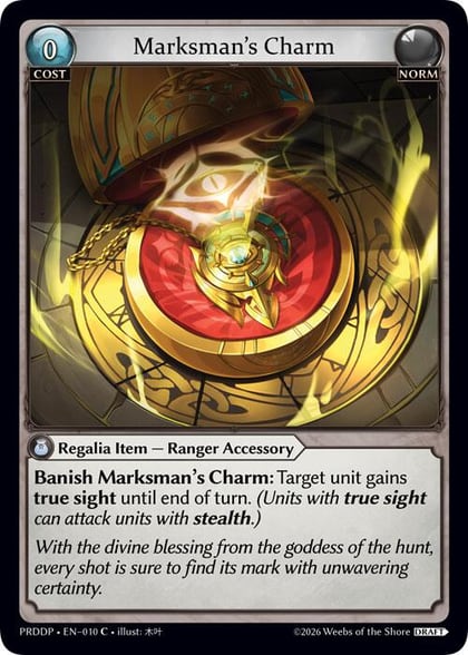 Marksman's Charm, .asphodel/paradise Draft Pack 010