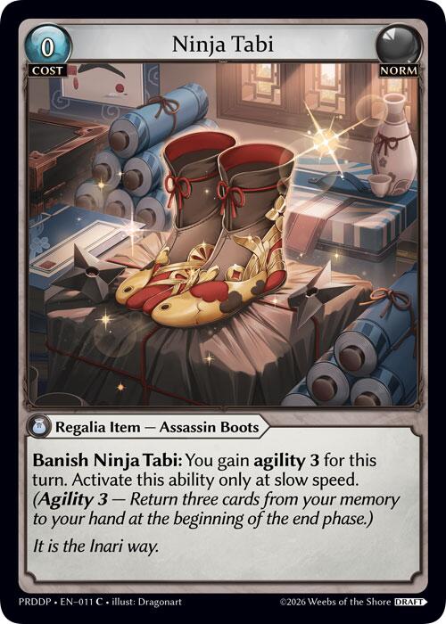 Ninja Tabi, .asphodel/paradise Draft Pack 011