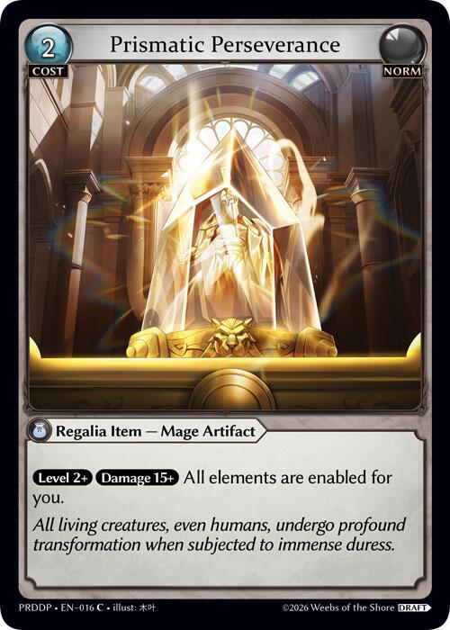 Prismatic Perseverance, .asphodel/paradise Draft Pack 016