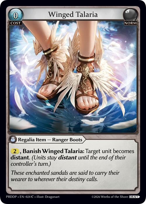 Winged Talaria, .asphodel/paradise Draft Pack 024