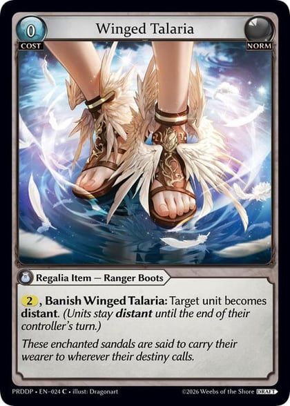 Winged Talaria, .asphodel/paradise Draft Pack 024