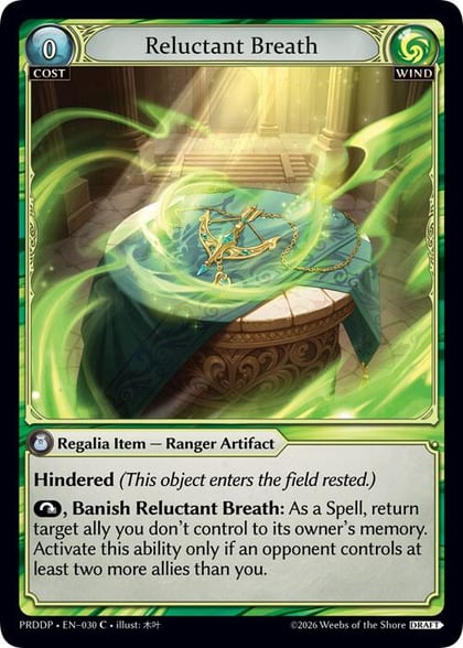 Reluctant Breath, .asphodel/paradise Draft Pack 030