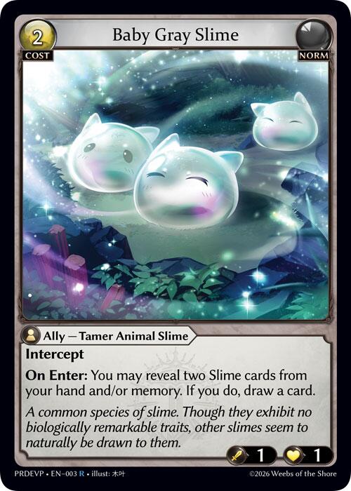 Baby Gray Slime, .asphodel/paradise Event Pack 003