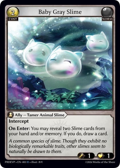 Baby Gray Slime, .asphodel/paradise Event Pack 003
