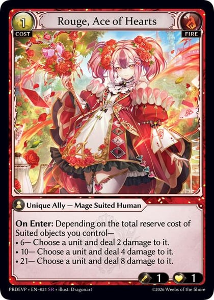 Rouge, Ace of Hearts, .asphodel/paradise Event Pack 021