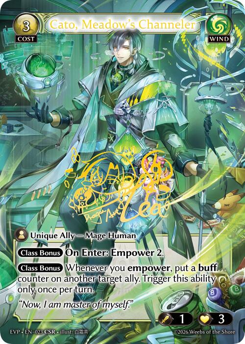 Cato, Meadow's Channeler, .asphodel/paradise Event Pack 023