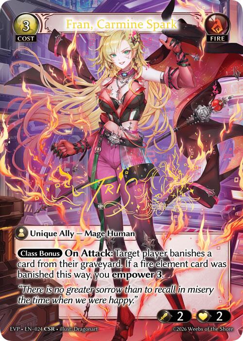 Fran, Carmine Spark, .asphodel/paradise Event Pack 024