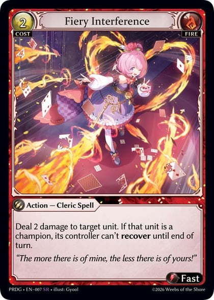 Fiery Interference, .asphodel/paradise Grimoire 007
