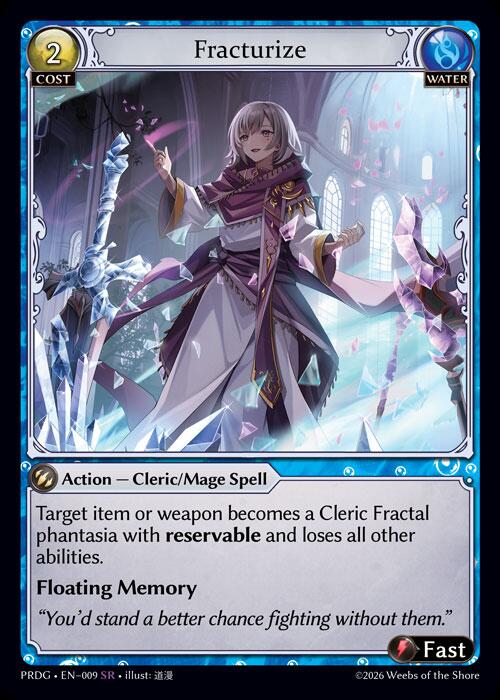 Fracturize, .asphodel/paradise Grimoire 009