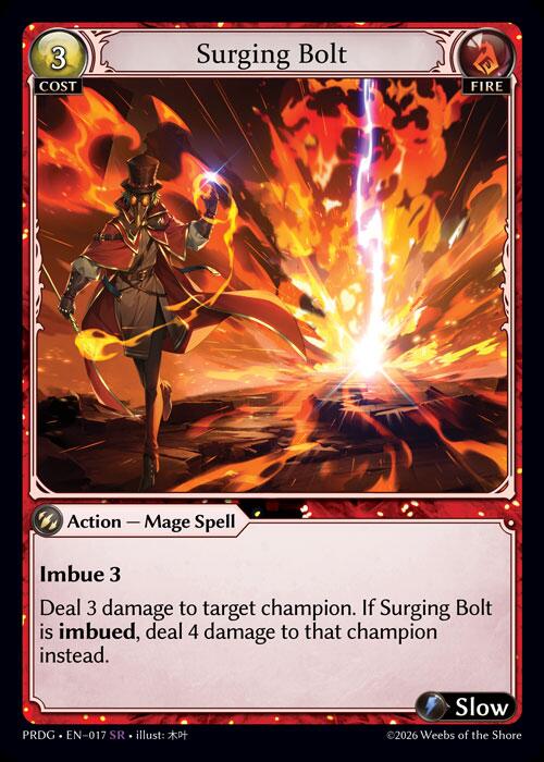 Surging Bolt, .asphodel/paradise Grimoire 017