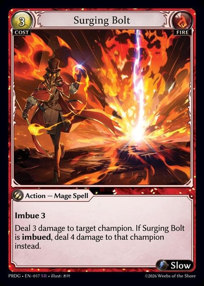 Surging Bolt, .asphodel/paradise Grimoire 017