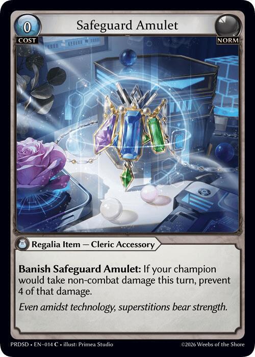 Safeguard Amulet, .asphodel/paradise Starter Decks 014