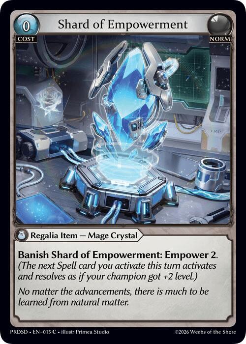 Shard of Empowerment, .asphodel/paradise Starter Decks 015
