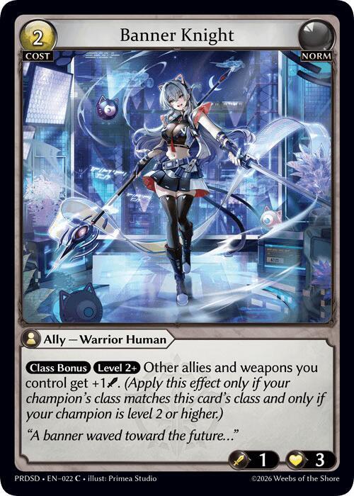 Banner Knight, .asphodel/paradise Starter Decks 022