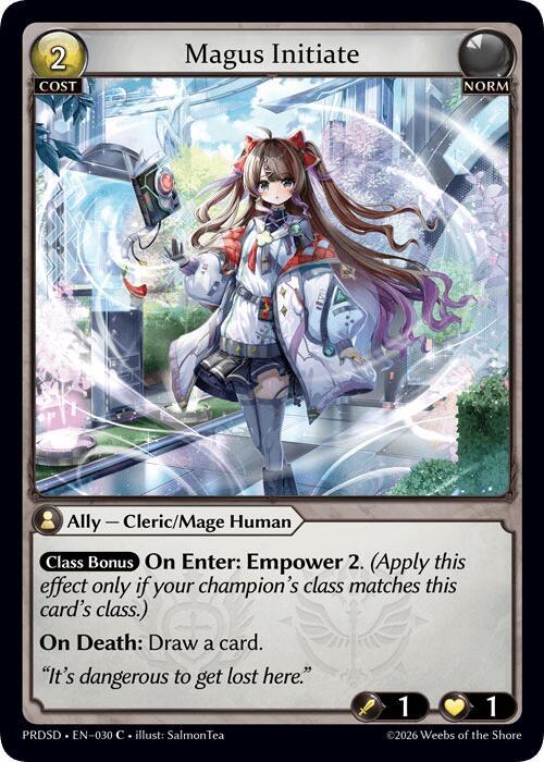 Magus Initiate, .asphodel/paradise Starter Decks 030