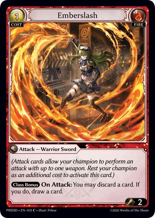 Emberslash, .asphodel/paradise Starter Decks 035