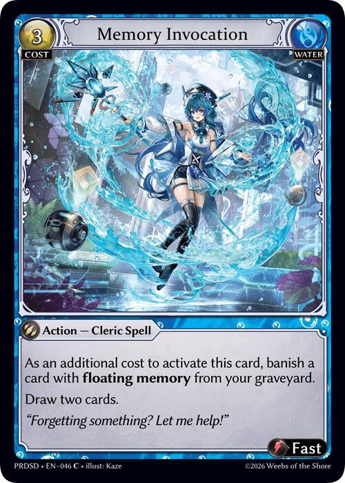 Memory Invocation, .asphodel/paradise Starter Decks 046